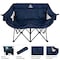 Wakeman Wakeman Outdoor Camping Chair Loveseat, Blue 75-CMP1110 - alternate 4